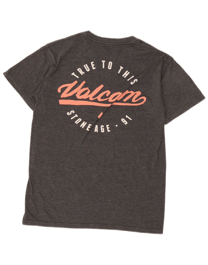 Volcom Herren-T-Shirt mit Grafik, Größe S, Grau, Baumwolle