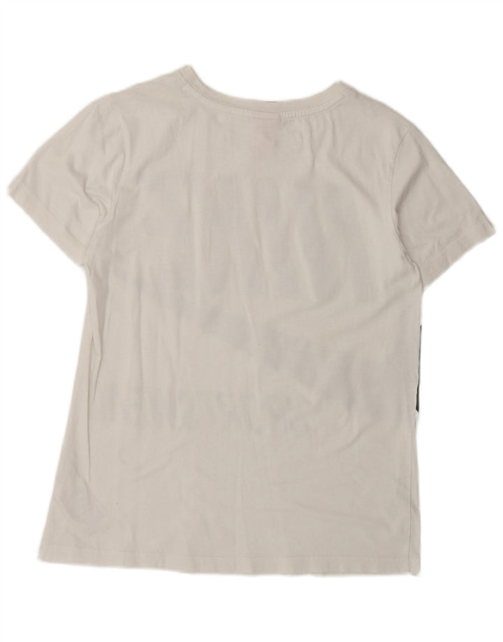NIKE Herren-T-Shirt mit Grafik, Größe S, weiße Baumwolle