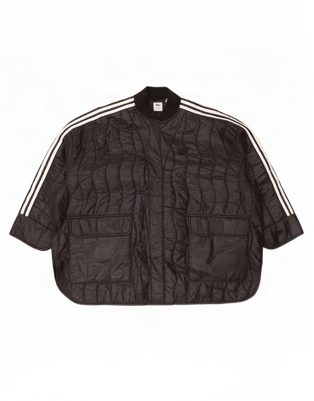 Adidas Damen Übergroße Steppjacke, Einheitsgröße, Schwarz, Polyamid