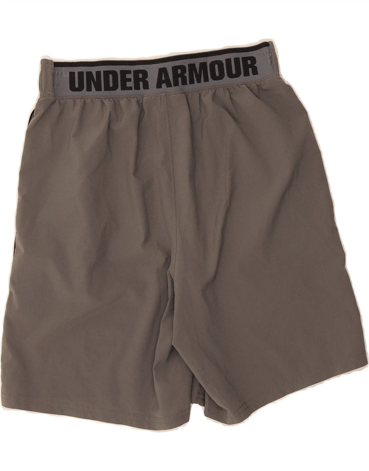 UNDER ARMOUR Mens Graphic Sport Shorts Medium  Grey Vintage Under Armour and Second-Hand Under Armour from Messina Hembry 