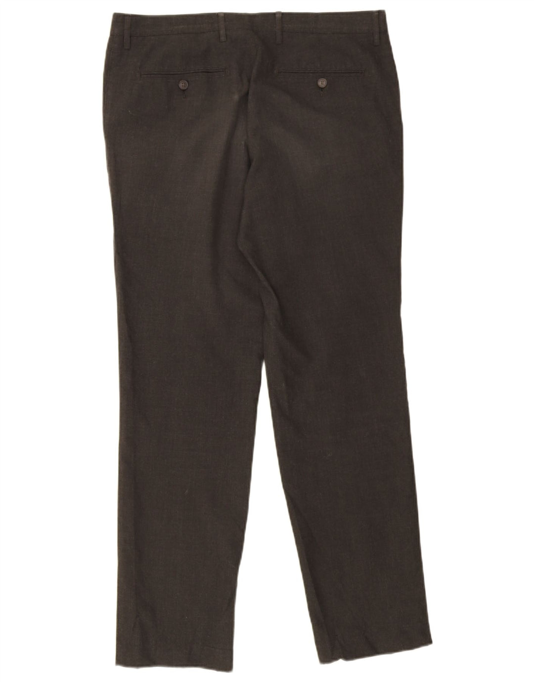 Marks & Spencer Herren Slim Fit Chinohose W34 L31 Grauer Hahnentritt