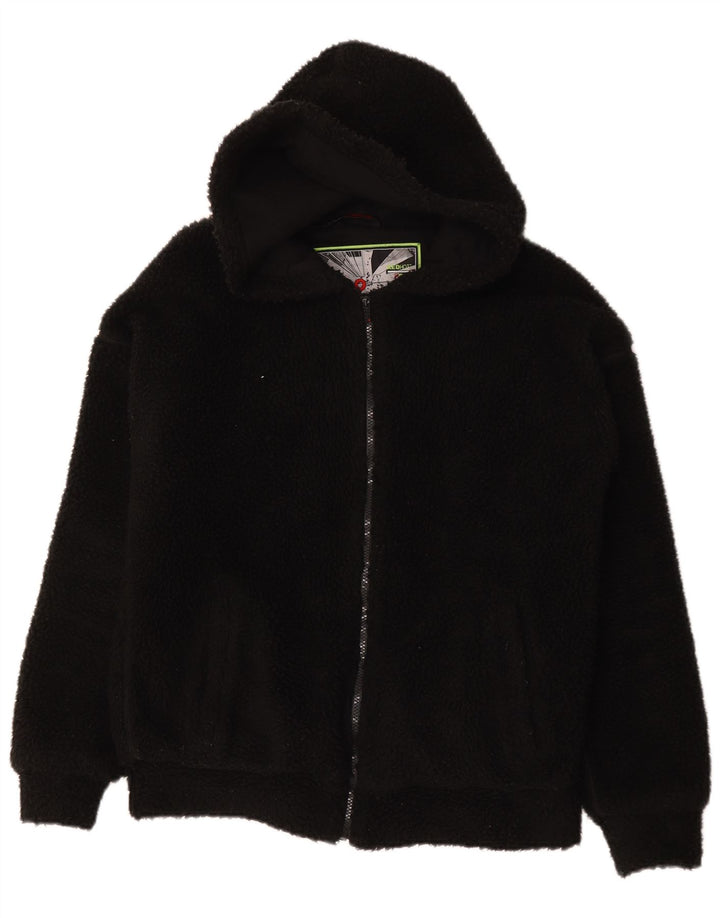 Mistral Herren-Fleecejacke mit Kapuze, UK 38, mittelschwarz, Polyester