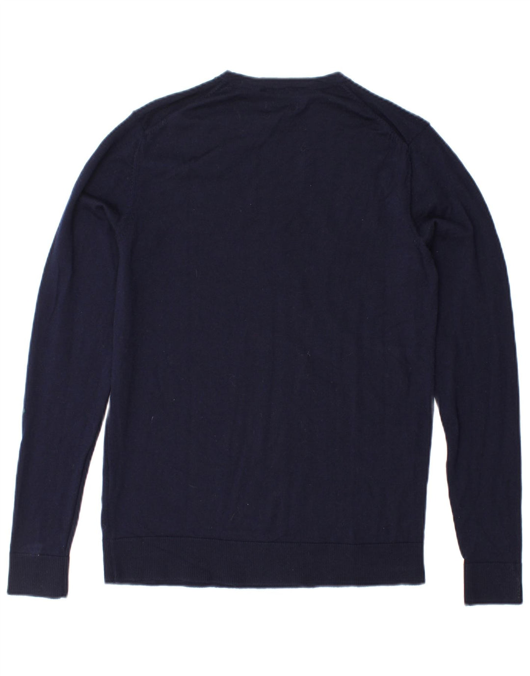 JACK & JONES Herren-Pullover mit Rundhalsausschnitt, Größe S, marineblaue Wolle