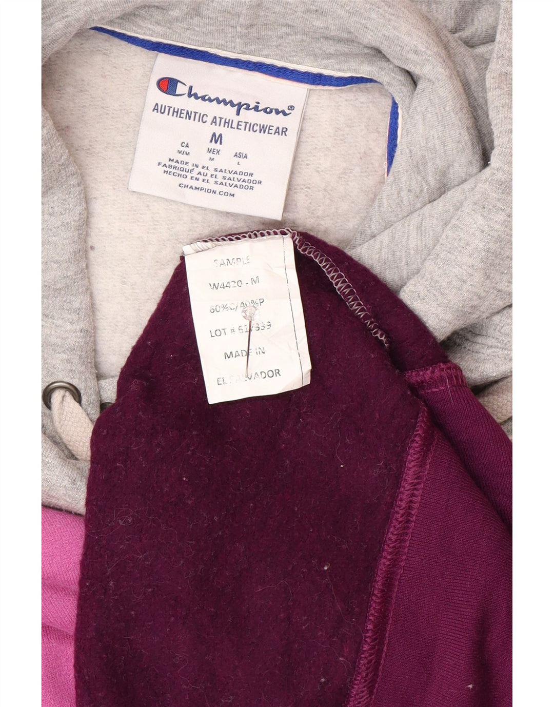 Champion Herren-Kapuzenpullover mit Grafik, mittelgroß, mehrfarbig, Farbblock-Sport