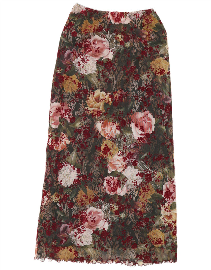 Urban Outfitters Damen-Maxirock, Größe S, Größe S, mehrfarbig, Blumenmuster, Polyester