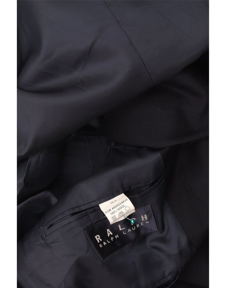Ralph Lauren Herren-Blazer mit 3 Knöpfen, Größe S, Marineblau, Wolle, UK 38
