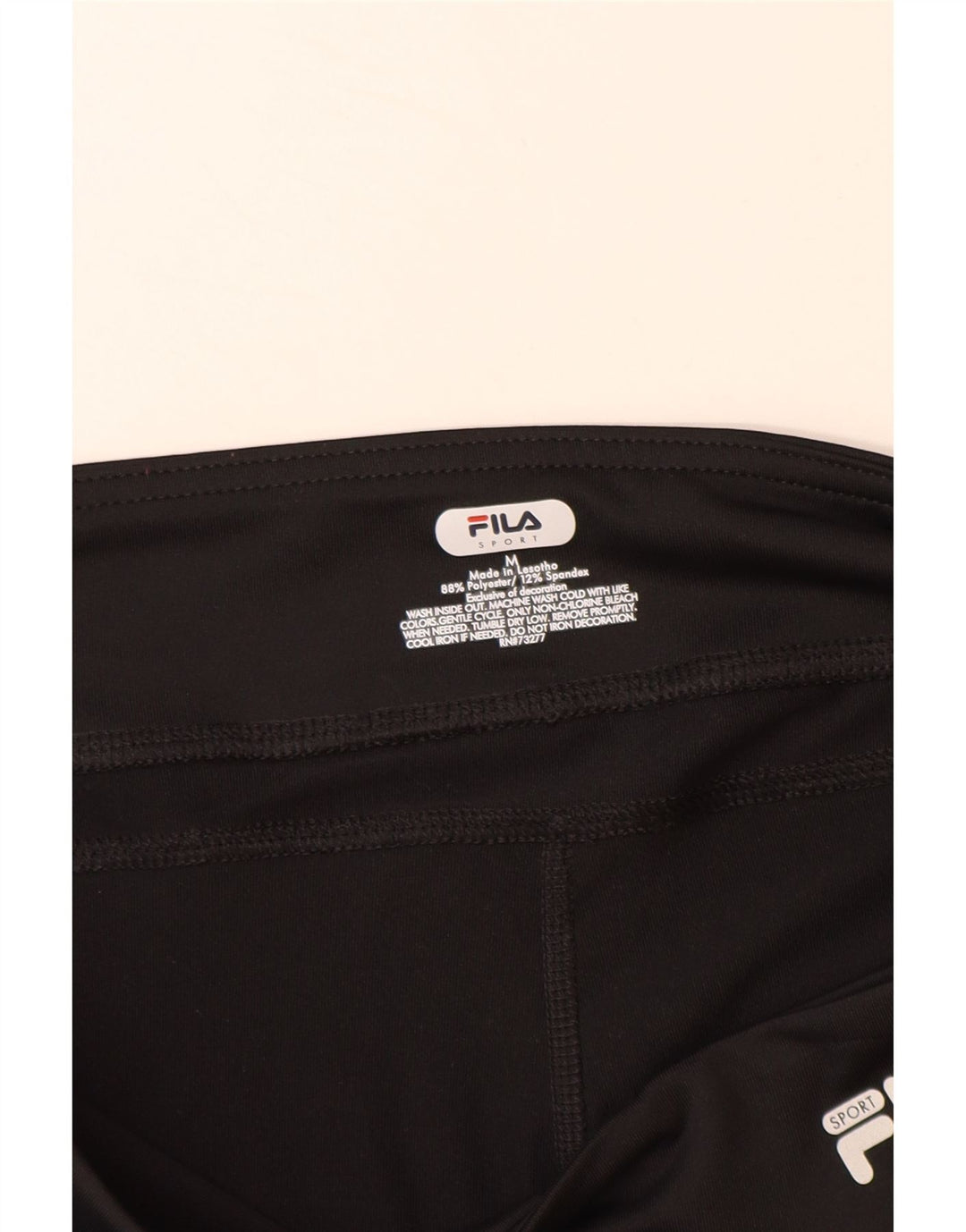 FILA Damen Capri-Leggings UK 14 Mittelschwarzes Polyester