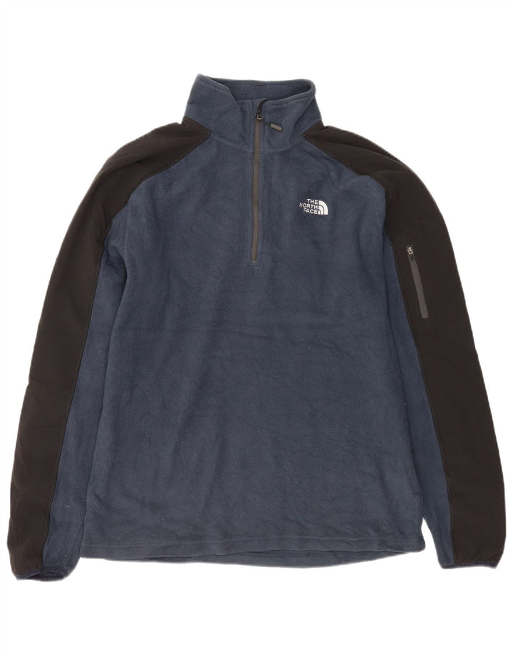 The North Face Herren-Polartec-Fleece-Pullover, mittelmarineblaues Polyester