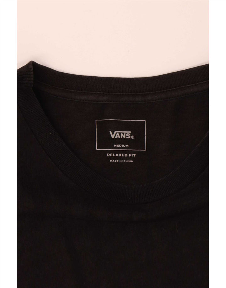 Vans Herren-T-Shirt mit entspannter Passform, mittelschwarze Baumwolle