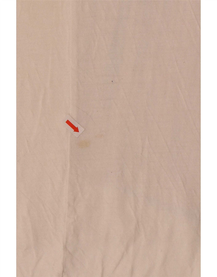Ärmelloses Blusenoberteil für Damen von Zara, UK-Größe 44, Mittelweiß, Farbblock