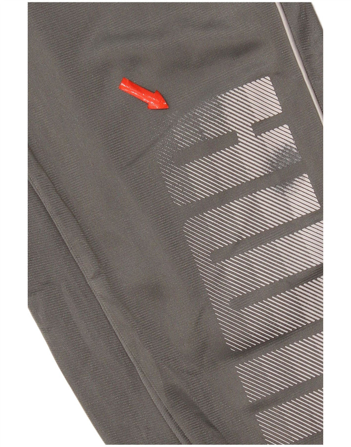 Puma Jungen Grafik-Trainingshose, Jogger, 10–11 Jahre, graues Polyester