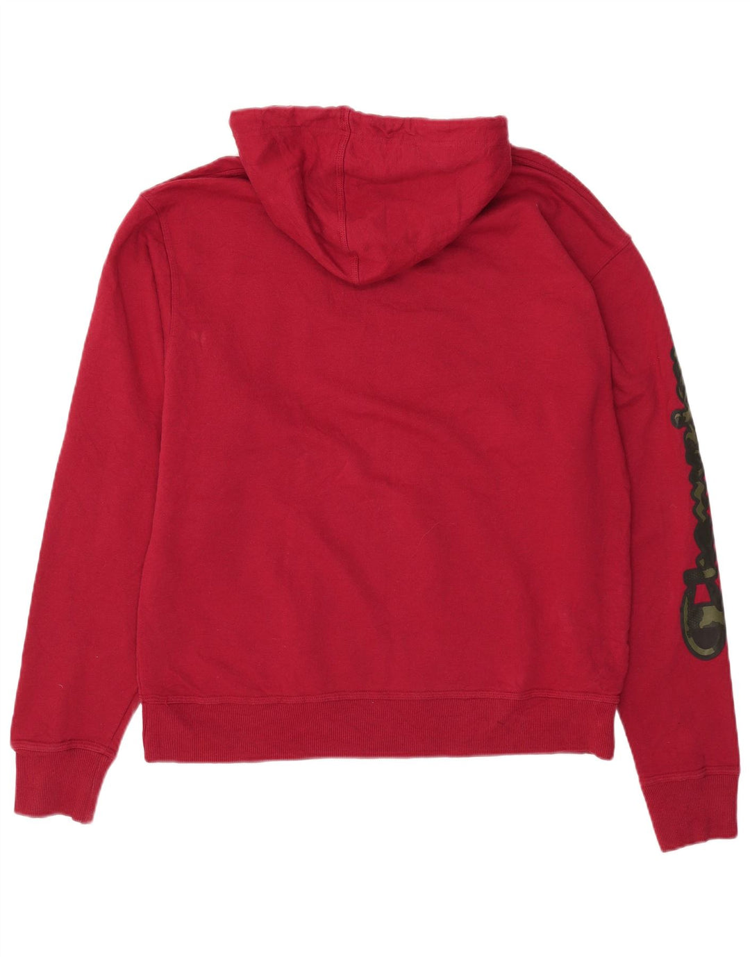 CHAMPION Herren-Kapuzenpullover mit Grafik, groß, aus roter Baumwolle
