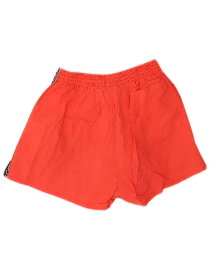 Asics Herren-Badeshorts mit Grafik, Mittelorange, Farbblock