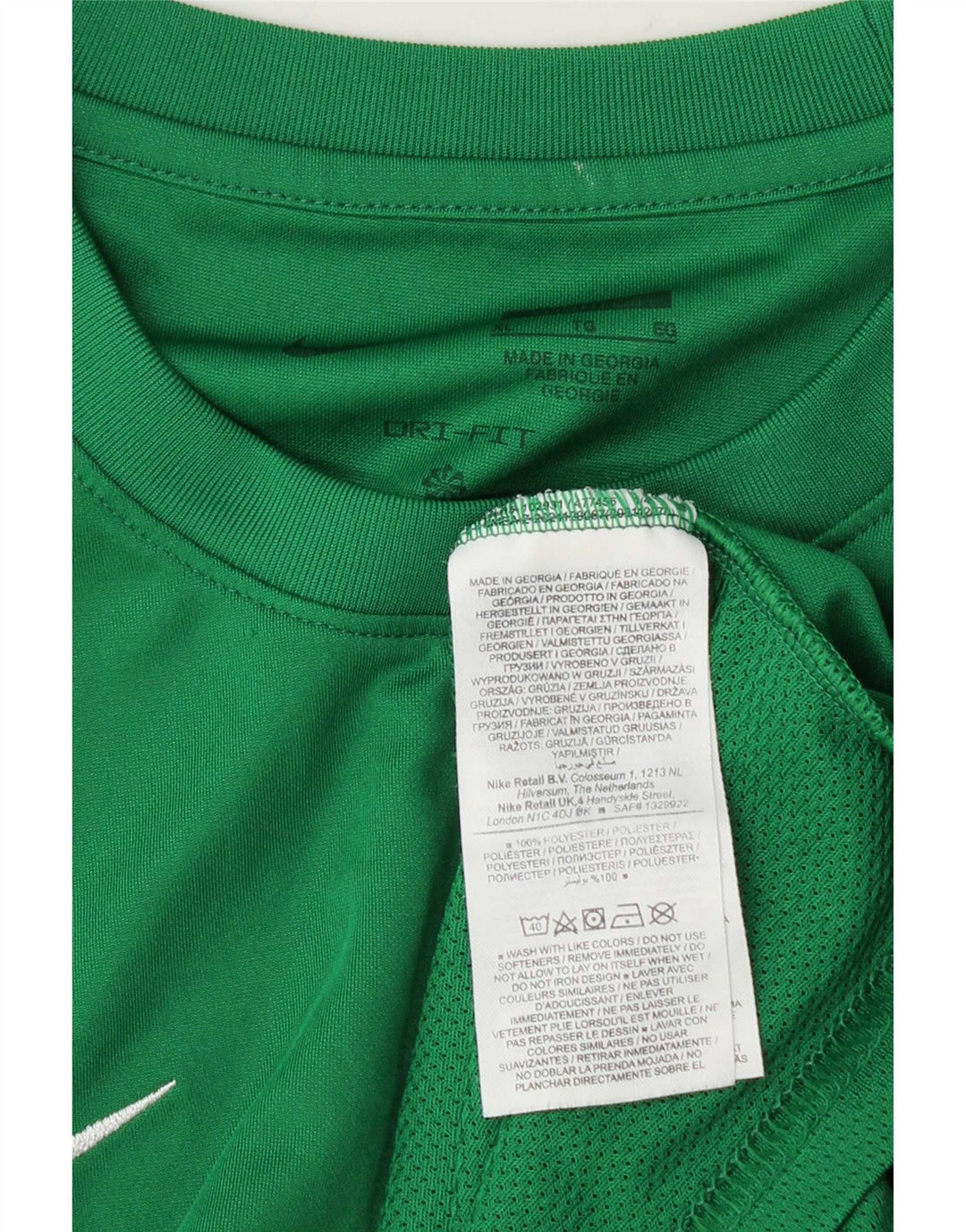 Nike Herren Dri Fit T-Shirt Top XL Grün Polyester