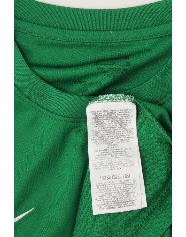 Nike Herren Dri Fit T-Shirt Top XL Grün Polyester