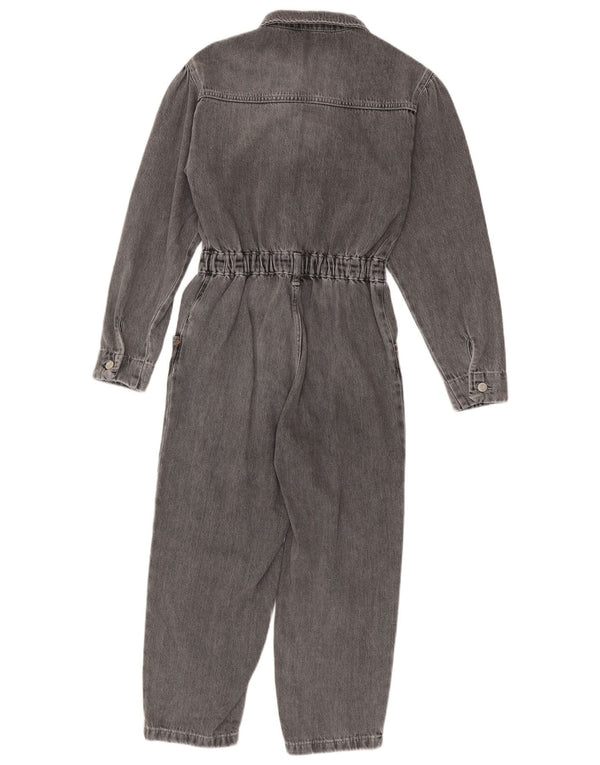 Zara Denim-Overall für Mädchen, 13–14 Jahre, graue Baumwolle