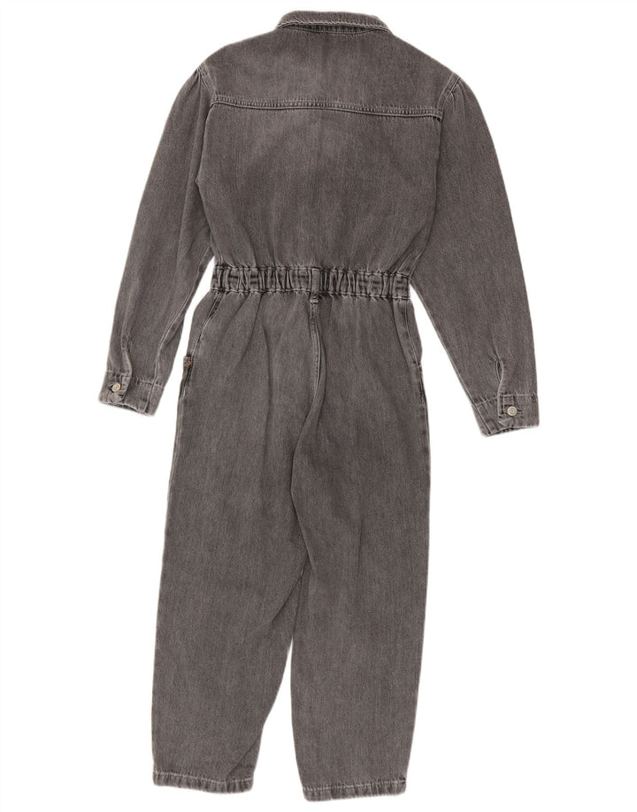 Zara Denim-Overall für Mädchen, 13–14 Jahre, graue Baumwolle