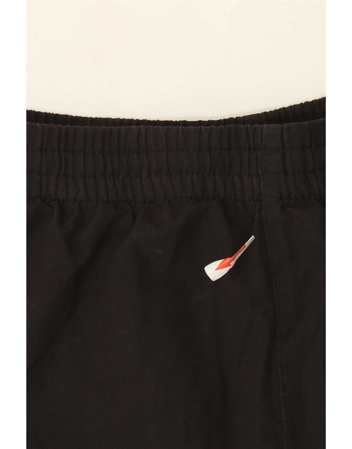 Umbro Herren-Sportshorts XL, schwarzes Colourblock-Polyester