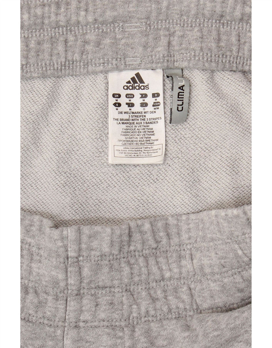 Adidas Herren Climalite Trainingshose mittelgraue Baumwolle