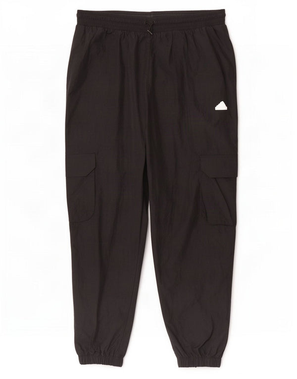 Adidas Damen Cargo-Trainingshose, Jogginghose, UK, 24/26, 2XL, Schwarz