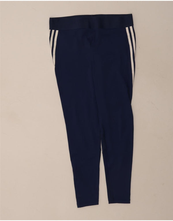 Adidas Damen Aeroready Leggings UK 16/18 Large Marineblau