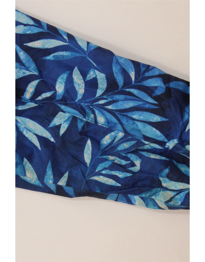 Mountain Warehouse Damen-Regenmantel mit Kapuze, UK 12, Mittel, Marineblau, Blumenmuster