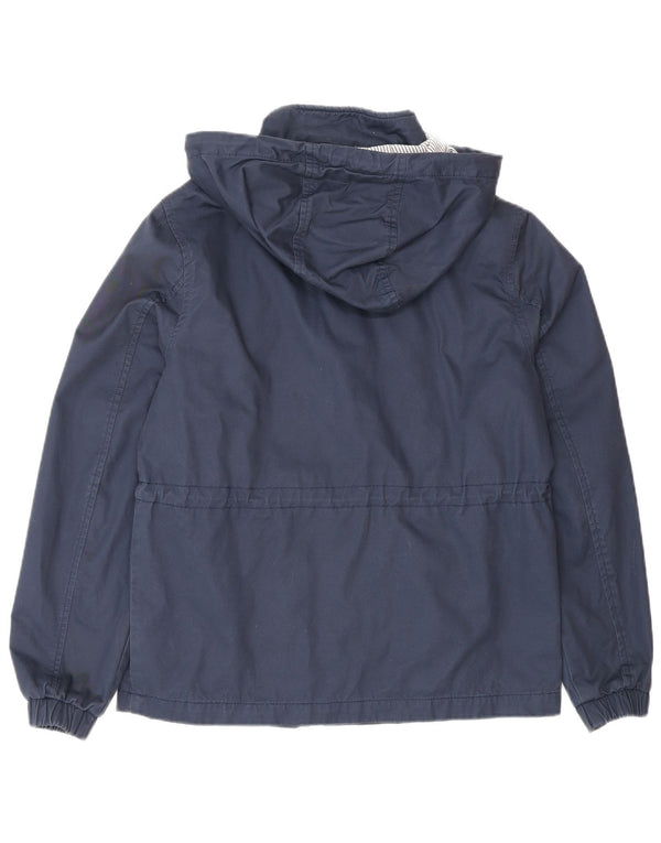 Tommy Hilfiger Damen-Bomberjacke mit Kapuze, UK 34, XS, Marineblau, Baumwolle