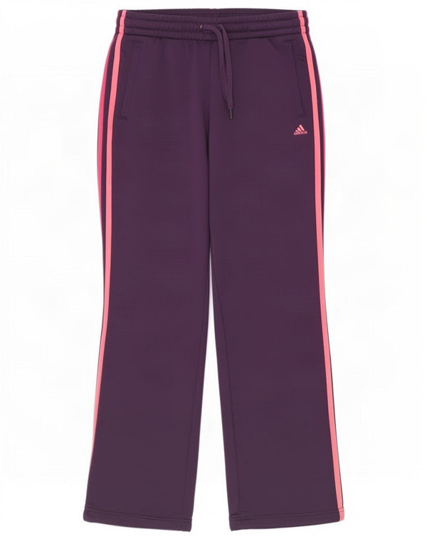 Adidas Damen Trainingshose UK 8/10 Small Lila Polyester