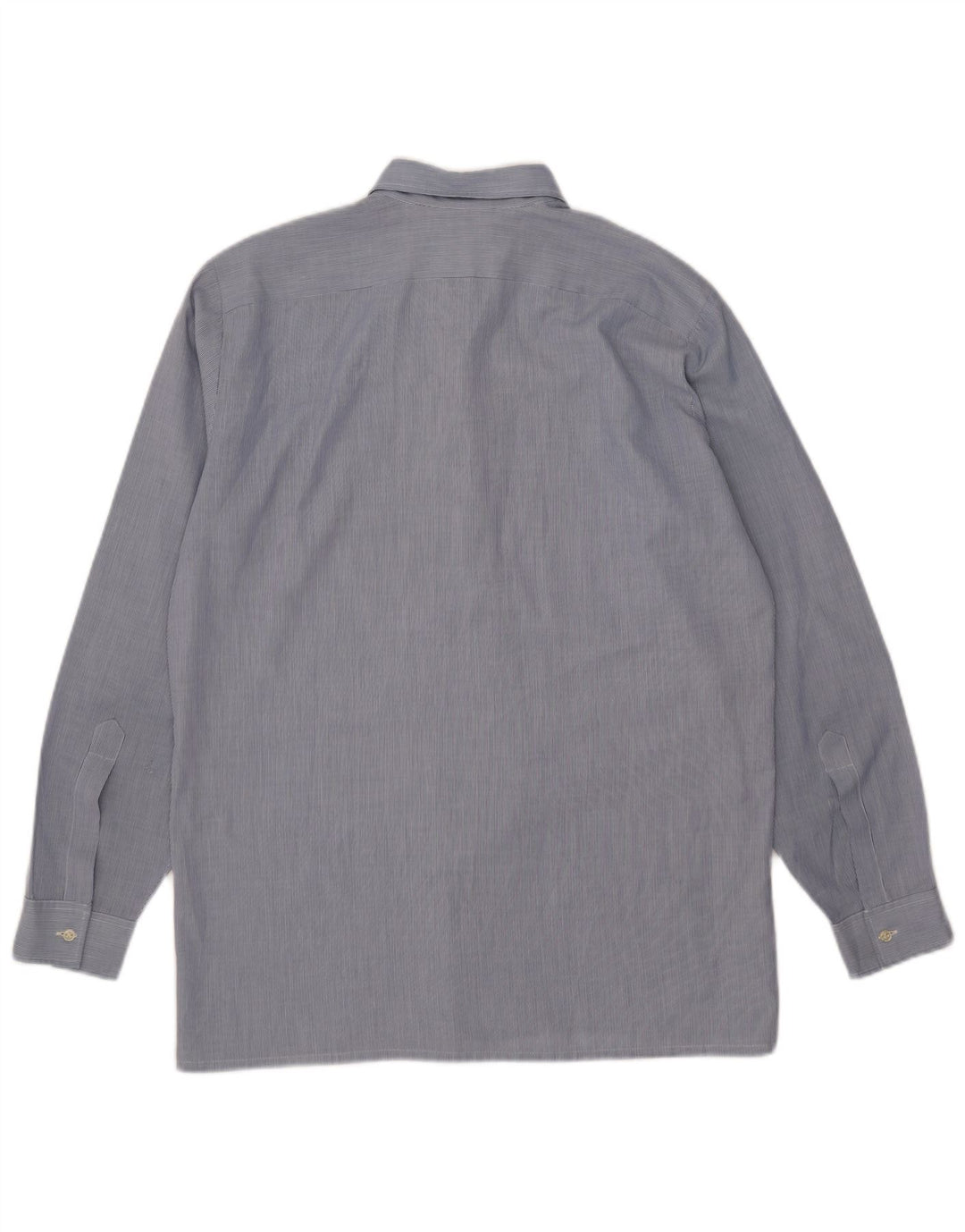 Pierre Cardin Herrenhemd Mittelblaues Nadelstreifen-Polyester