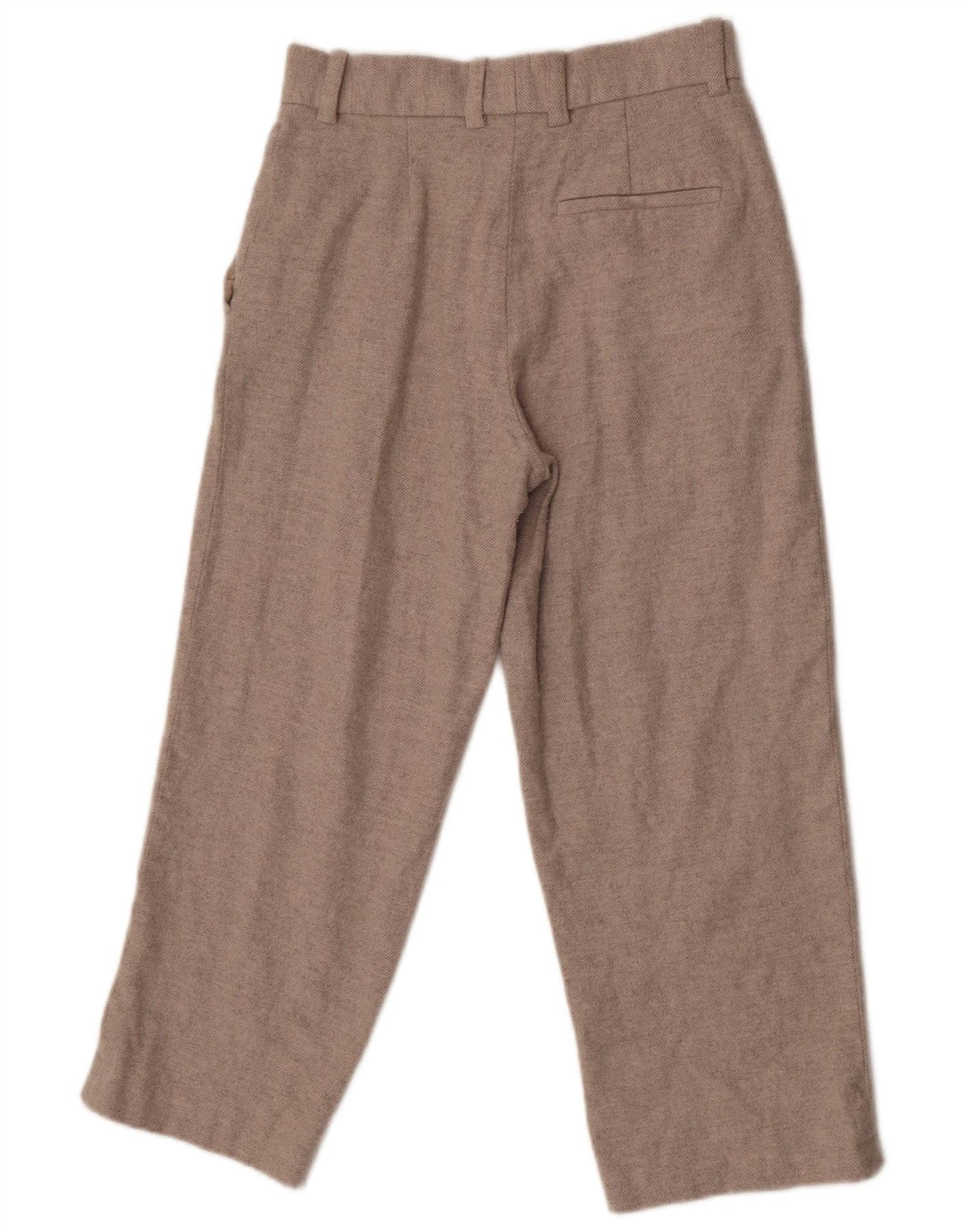 Cos Damen-Hose, kurz geschnitten, EU 36, Größe S, W26, L24, Beige, Wolle