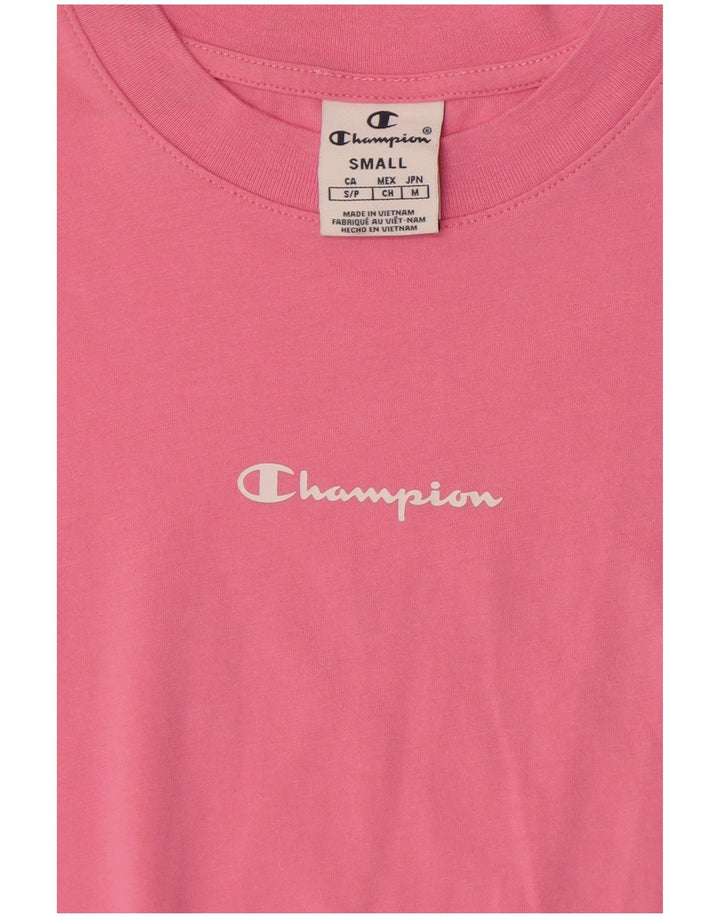 Champion Herren-T-Shirt mit Grafik, Größe S, Rosa