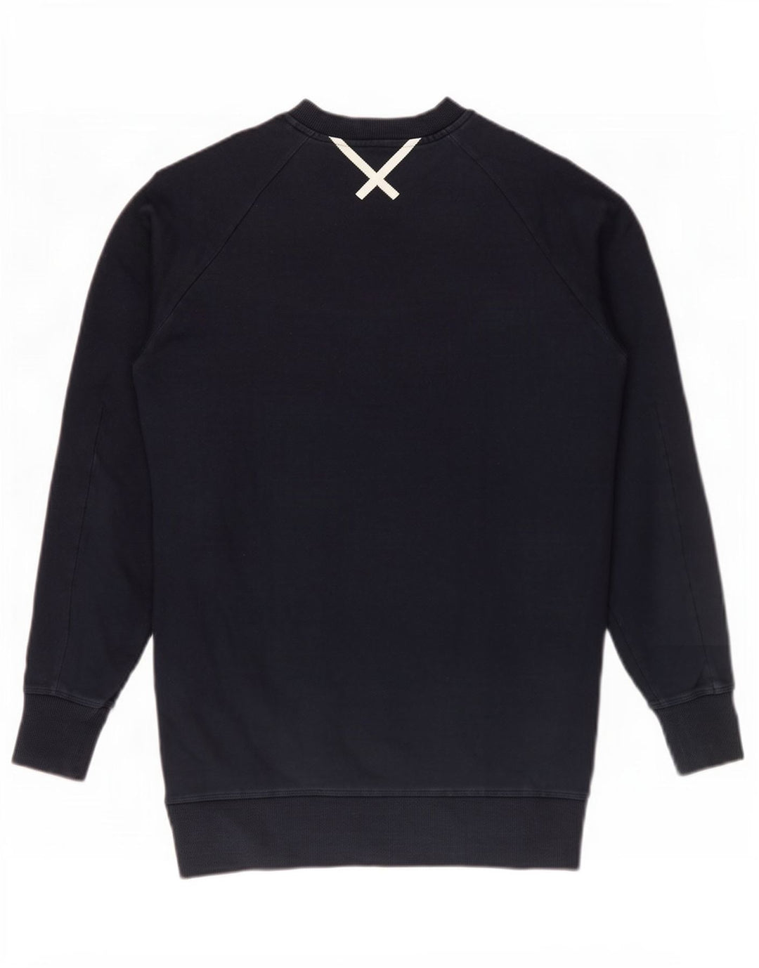 Adidas übergroßer Damen-Sweatshirtpullover, Gr. 10, Größe S, marineblau, Baumwolle
