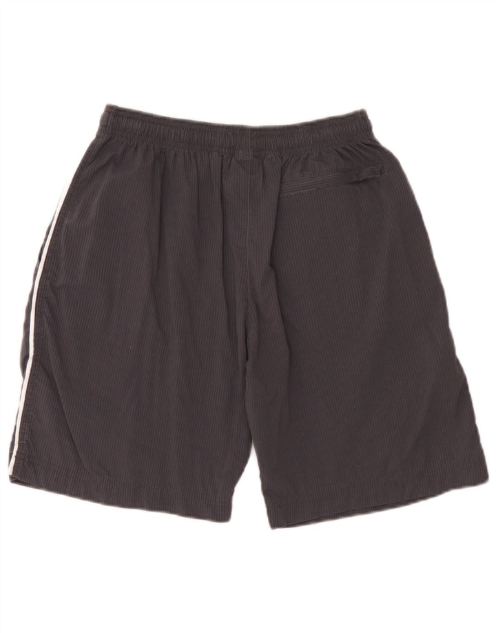 Nike Herren-Sportshorts, klein, grau, Nadelstreifen