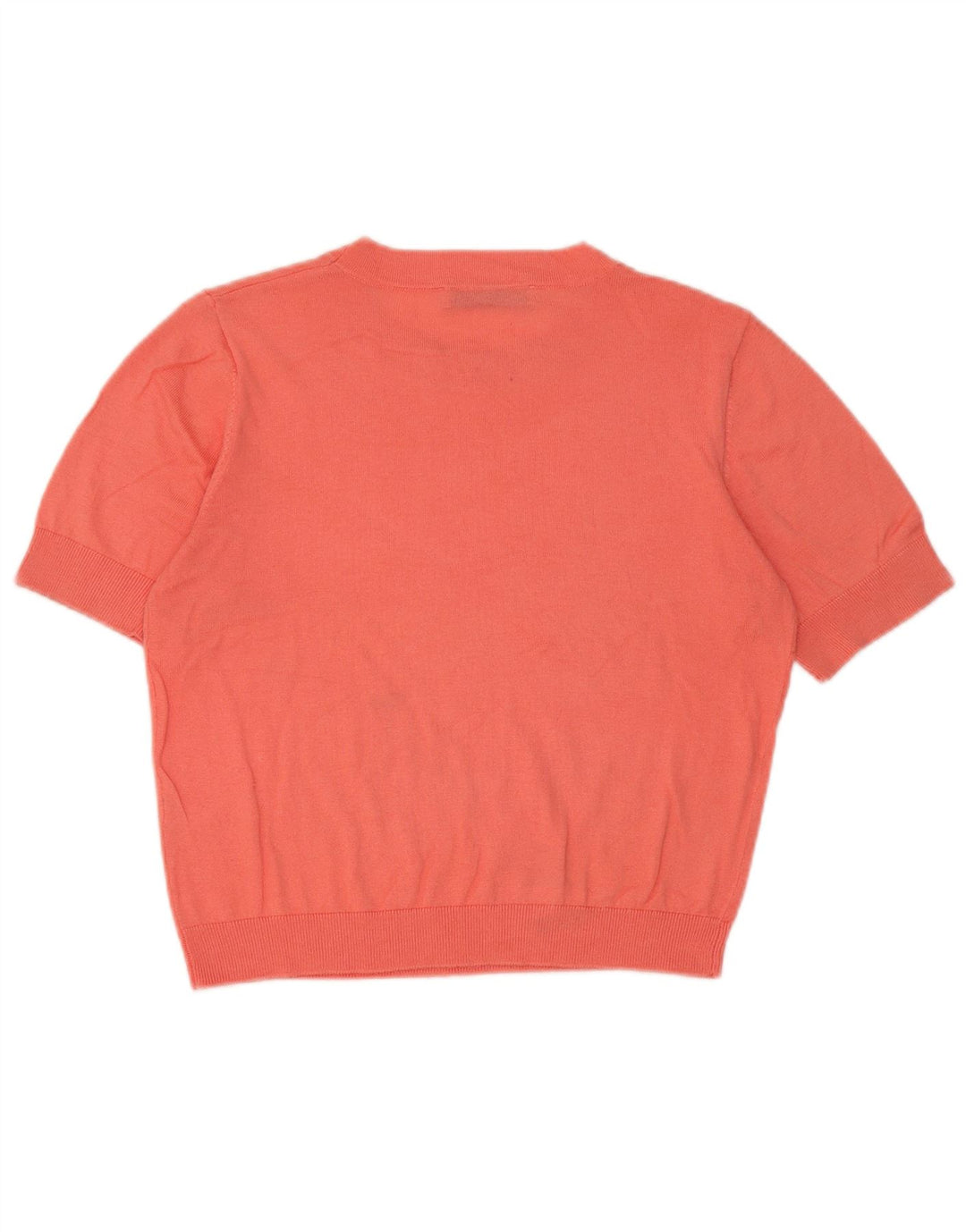 Zara Damen Crop Bluse Top UK 10 Small Orange