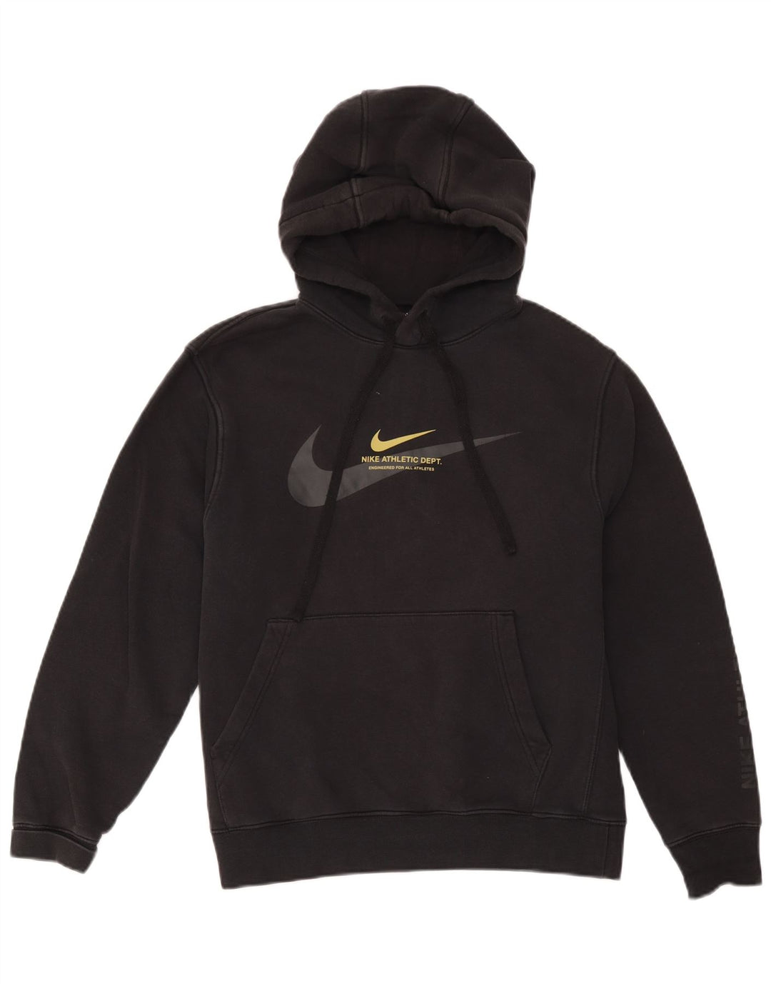 NIKE Herren-Kapuzenpullover mit Grafik, mittelschwarz, Baumwolle