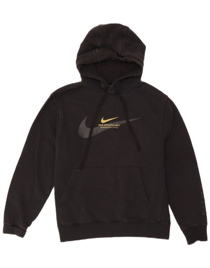NIKE Herren-Kapuzenpullover mit Grafik, mittelschwarz, Baumwolle
