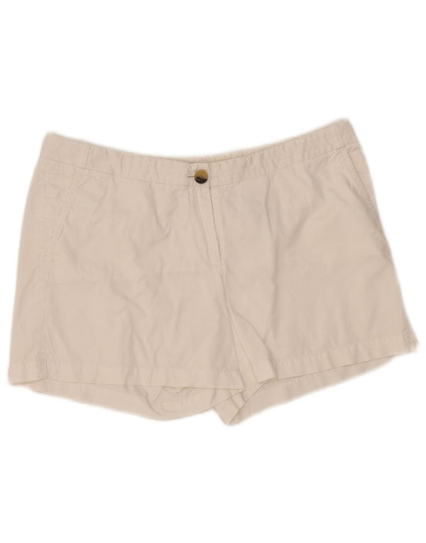 Tommy Hilfiger Damen Chino-Shorts US 8 Medium W32 Weiße Baumwolle