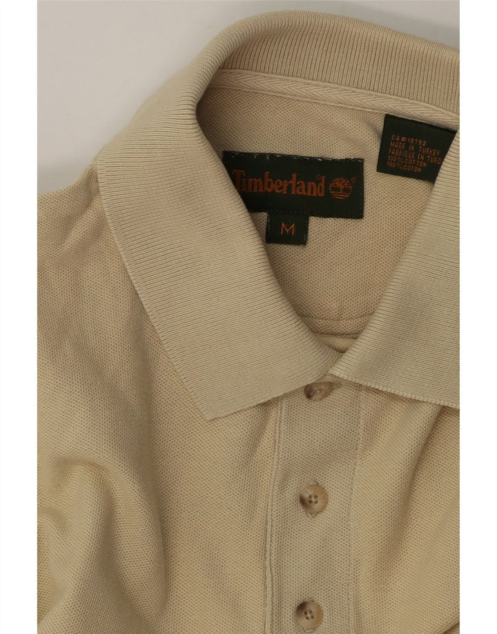 Timberland Herren-Poloshirt aus mittelweißer Baumwolle
