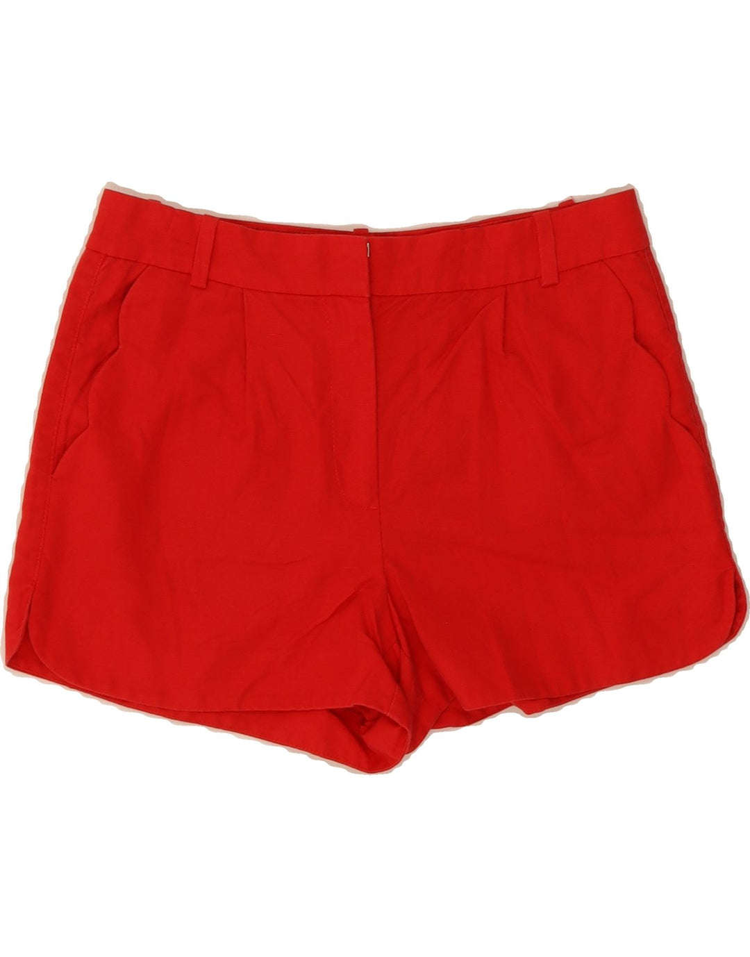 J. CREW Womens Casual Shorts US 4 Small W30 Red Linen Vintage J. Crew and Second-Hand J. Crew from Messina Hembry 