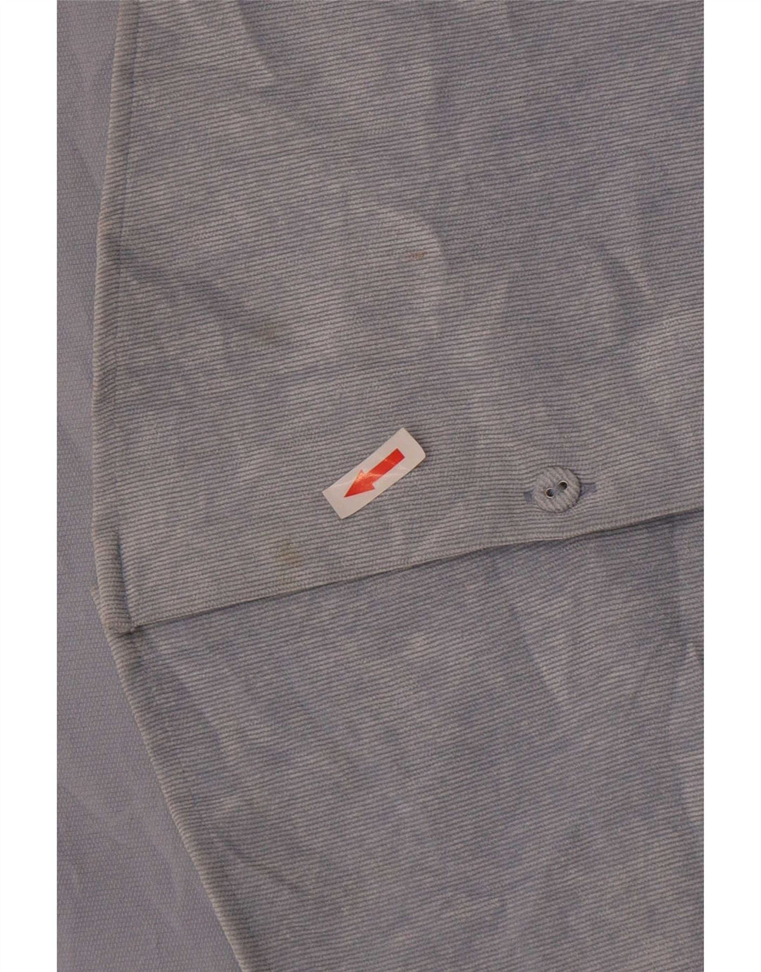 Zara Damen Cordhemd UK 14 Mittelblaues Polyester