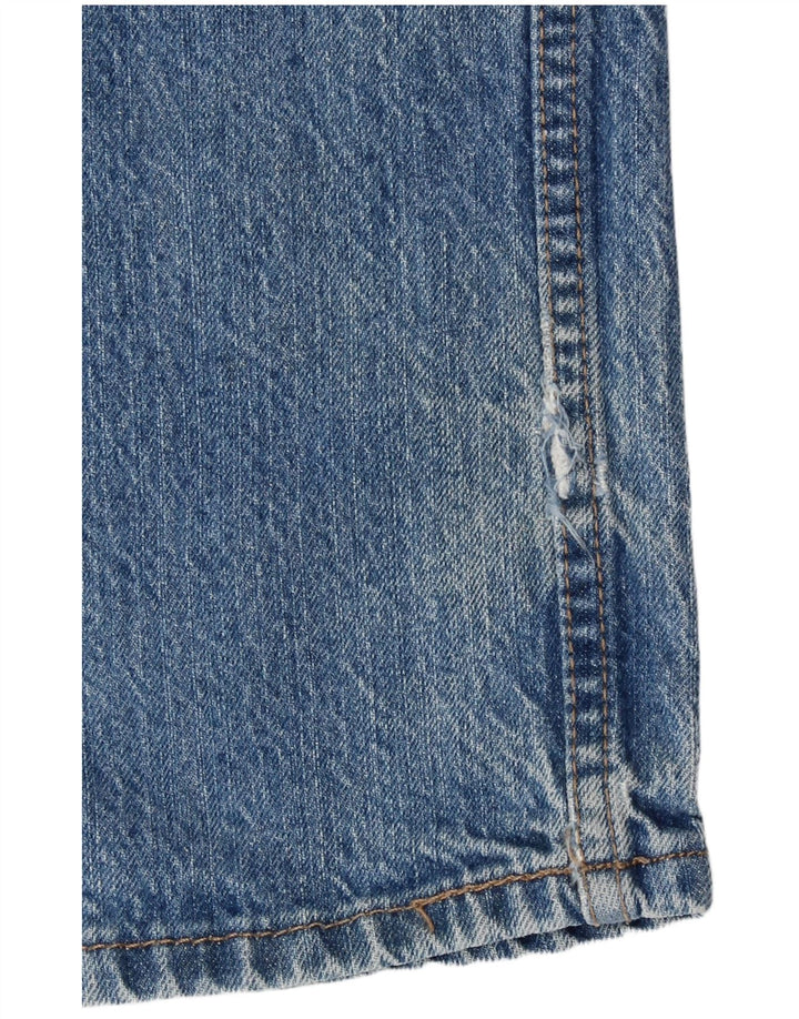 Marks & Spencer Herren Regular Straight Jeans W34 L31 Blaue Baumwolle