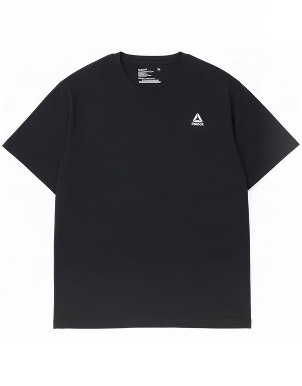 Reebok Herren T-Shirt Top XL Schwarz Baumwolle