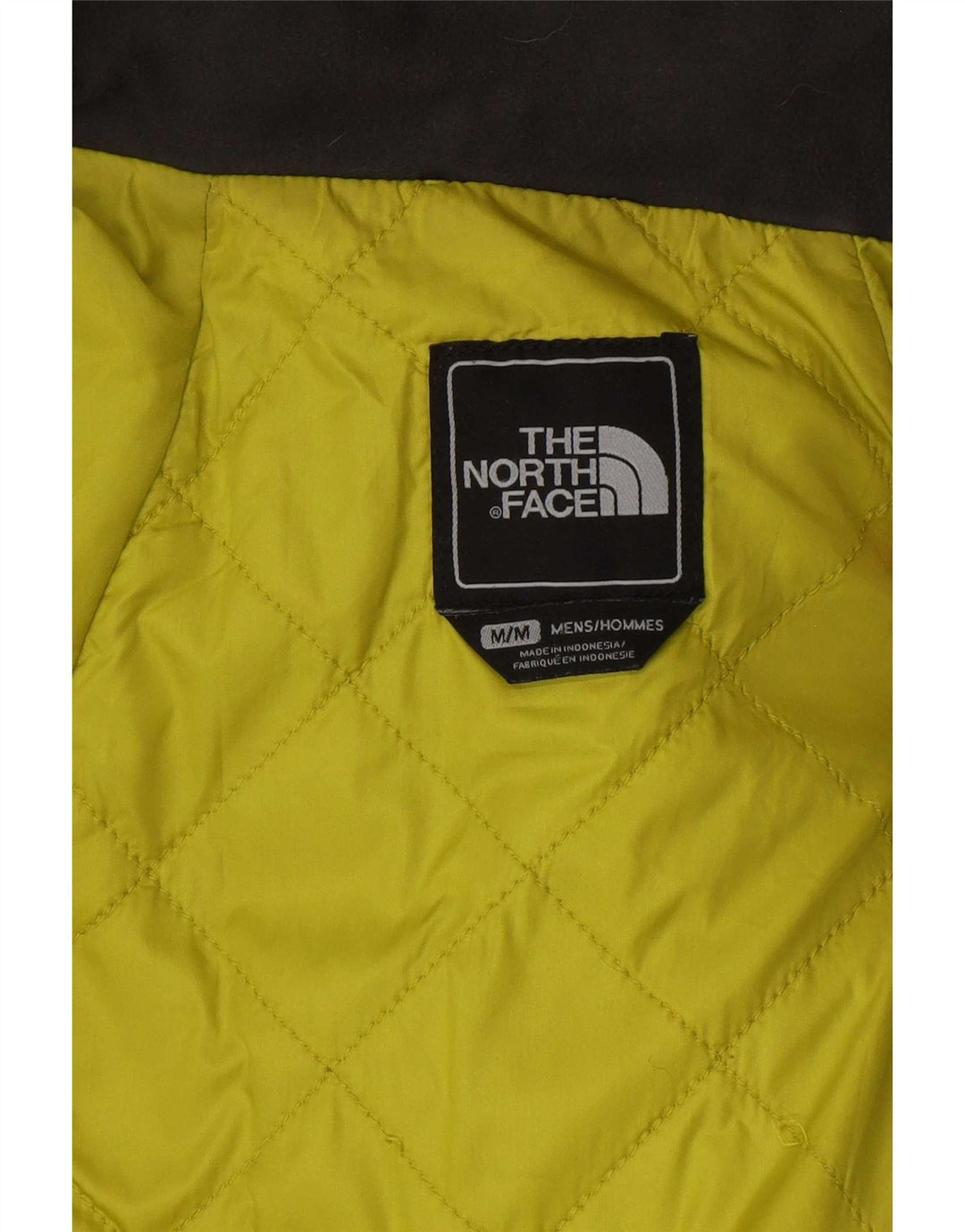 The North Face Herren-Windbreaker-Jacke UK 38 Mittelgraues Colourblock-Nylon