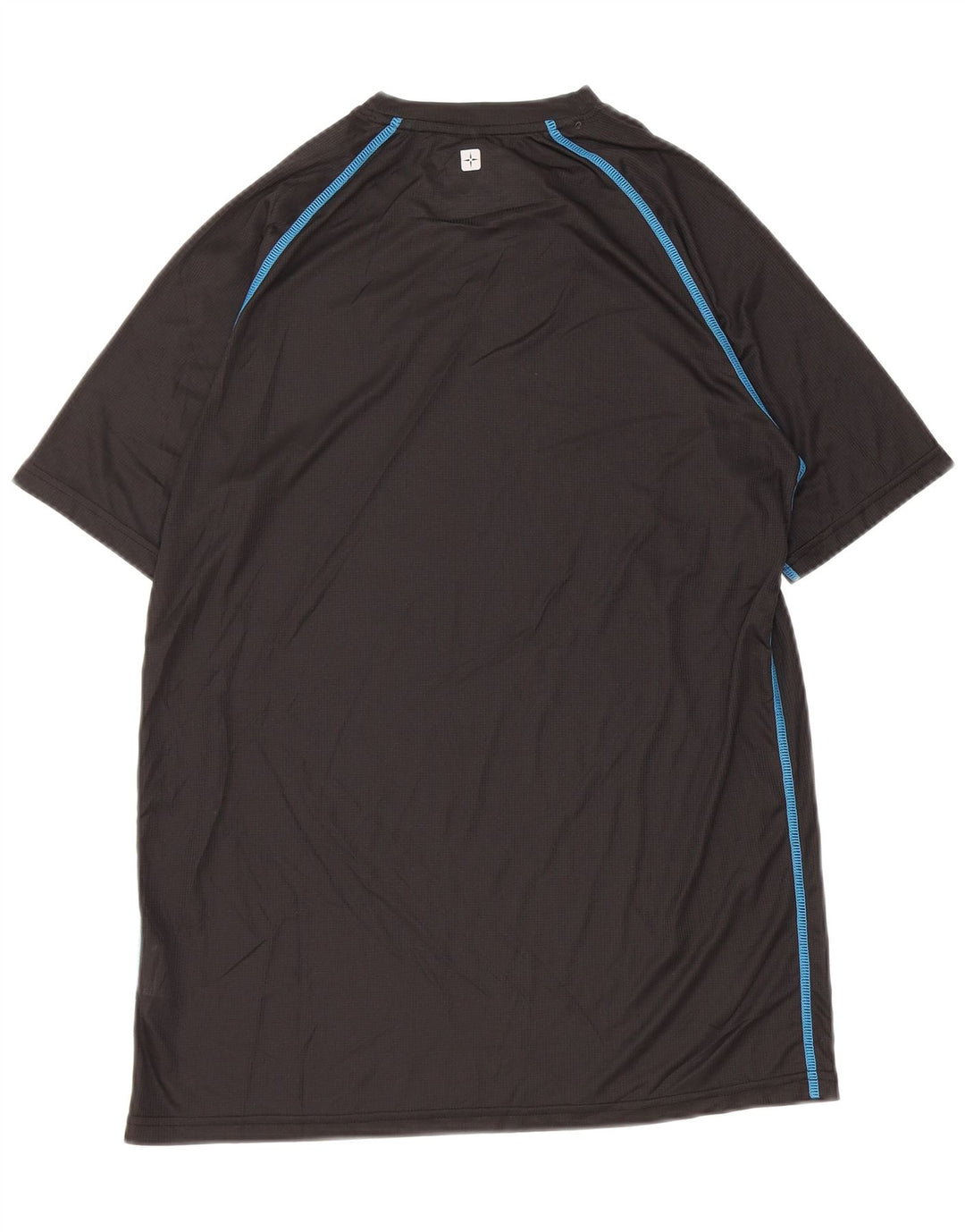 Mountain Warehouse Herren-T-Shirt-Oberteil aus mittelschwarzem Polyester