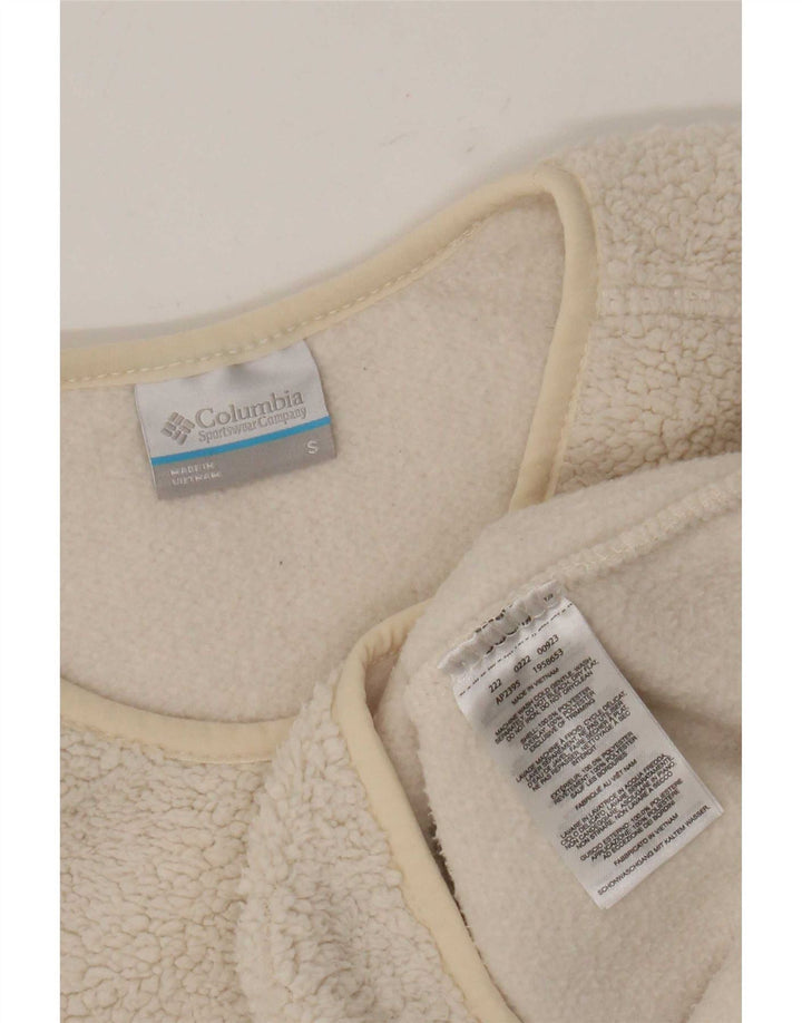 Columbia Damen Fleecepullover UK 10 Small Weiß Polyester