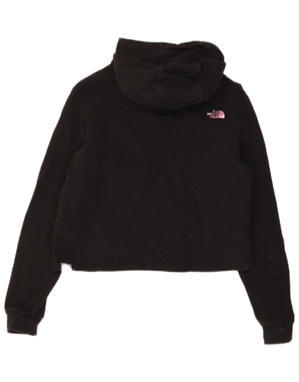 The North Face Mädchen-Pullover mit grafischem Crop-Hoodie, 11–12 Jahre, Größe L, Schwarz