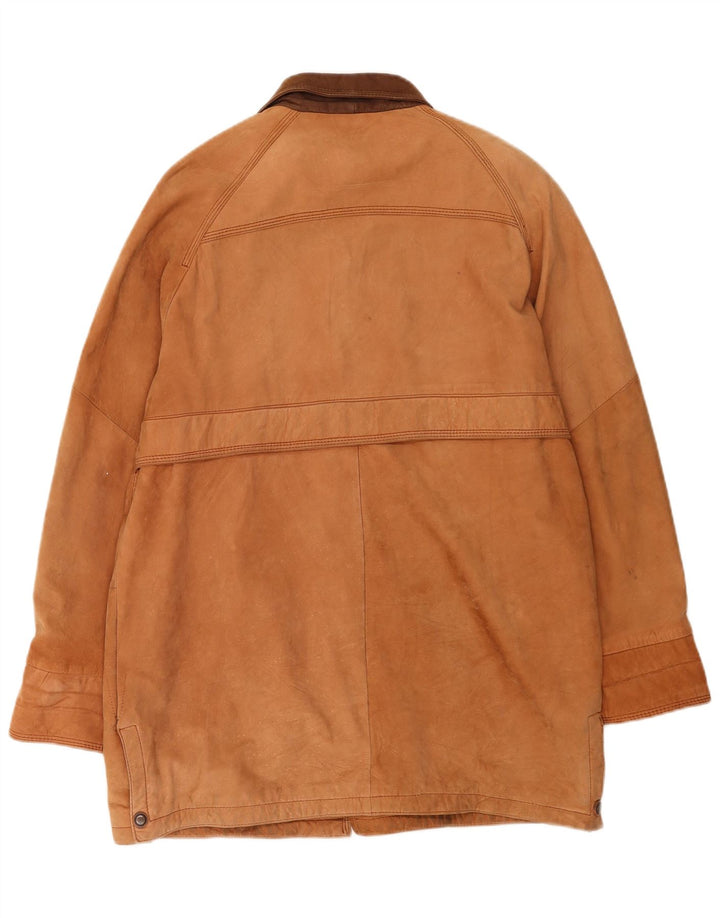 Cayenne Herren Lederjacke UK 40 Großes braunes Leder