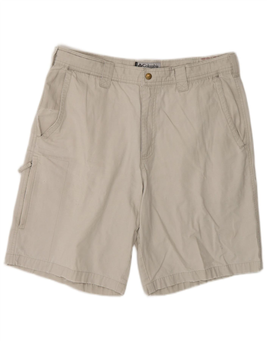 Columbia Herren Cargoshorts W34 Large Beige Baumwolle