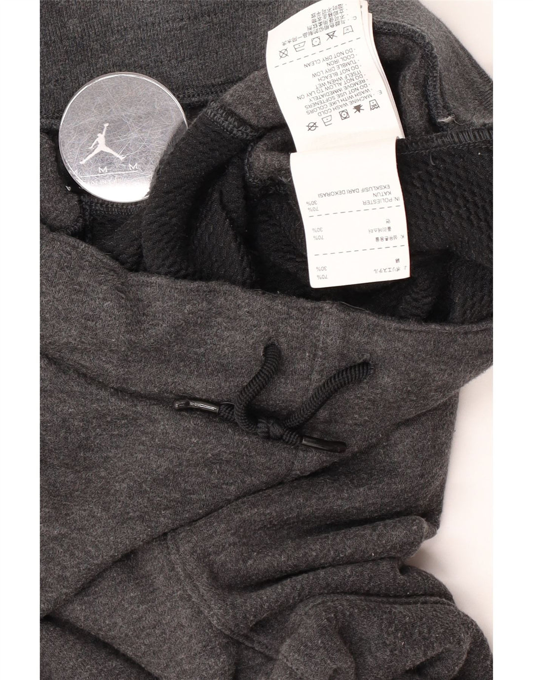 Jordan Herren-Trainingshose, mittelgraues Farbblock-Polyester
