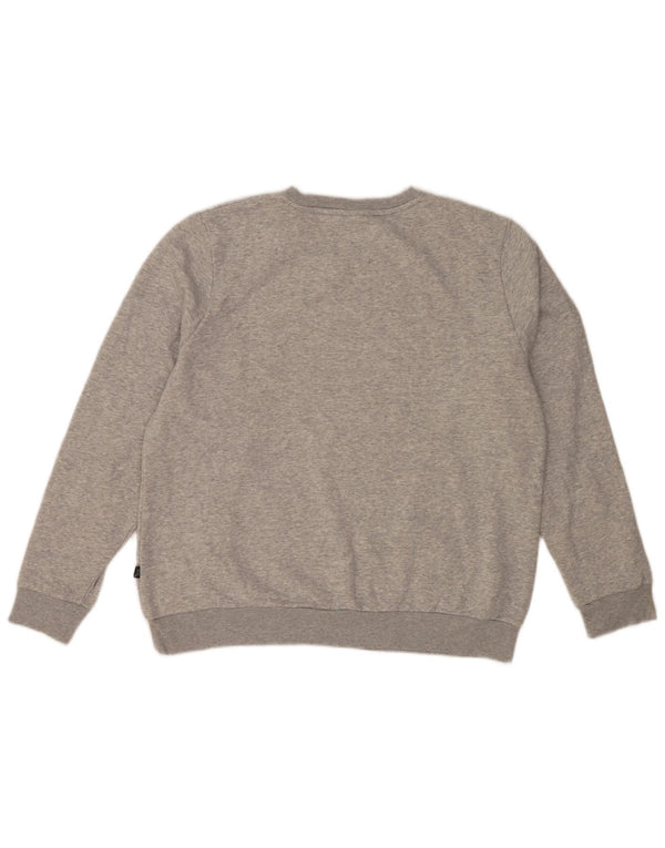 Puma Herren Grafik-Sweatshirt-Pullover XL, grau meliert, Baumwolle